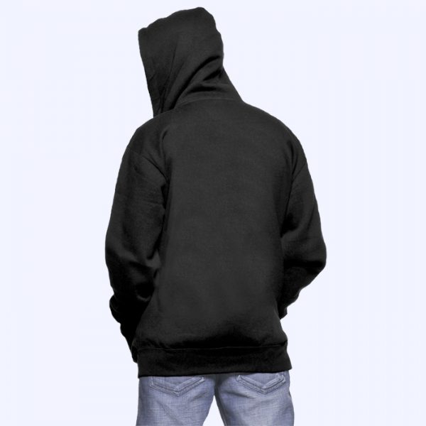 hoodie with zip black