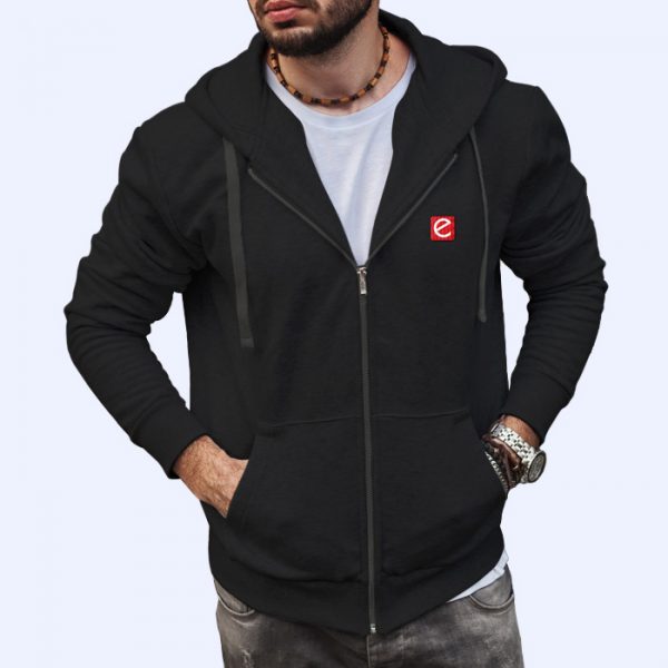 Hoodie Black zipper