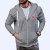 Hoodie Grey zipper