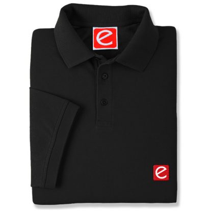 polo t shirt black