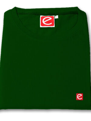 Round Neck T Shirt - Dark Green