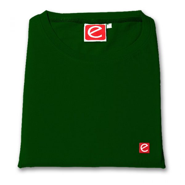 round neck t shirt dark green