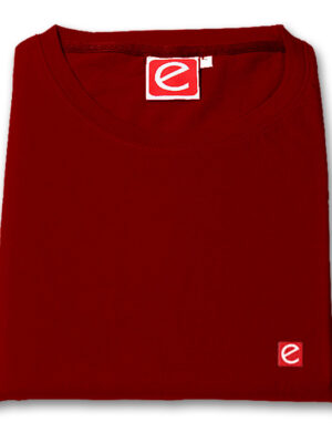 Round Neck T Shirt - Maroon