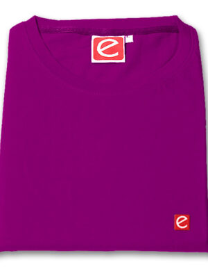 Round Neck T Shirt Cotton - Purple