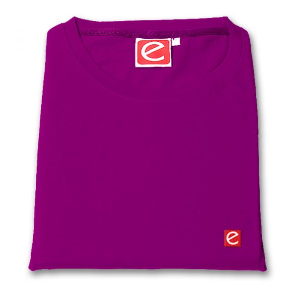 round neck t shirt purple