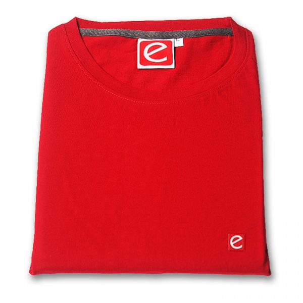 round neck t shirt red