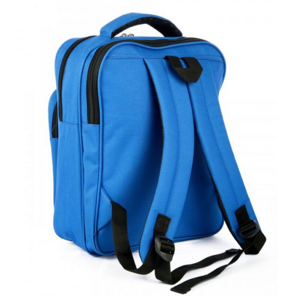 school bag blue