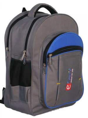school bag dark grey