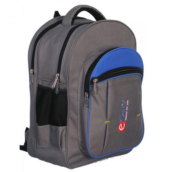 school bag dark grey