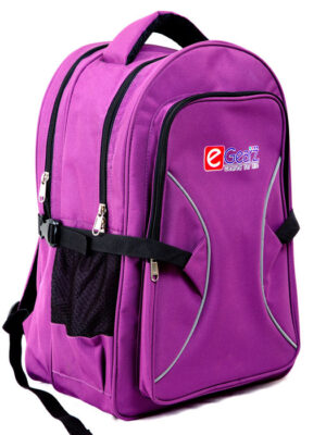 school bag violet