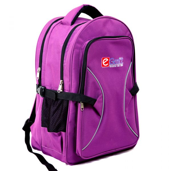 school bag violet