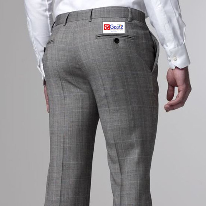 Formal Pants for Men - Self-Design, Wrinkle Free, Regular fit