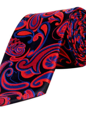 Formal Tie - Black and Red