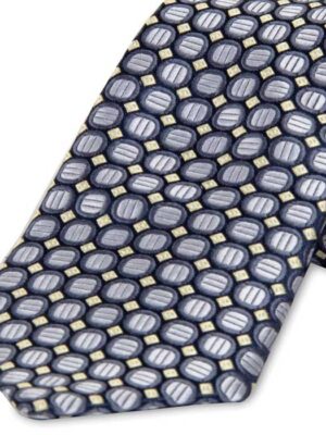 formal tie black and white
