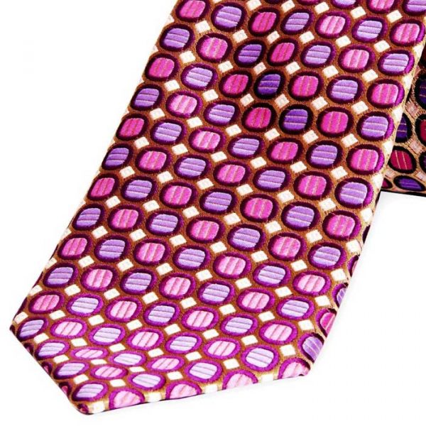 formal tie pink maroon