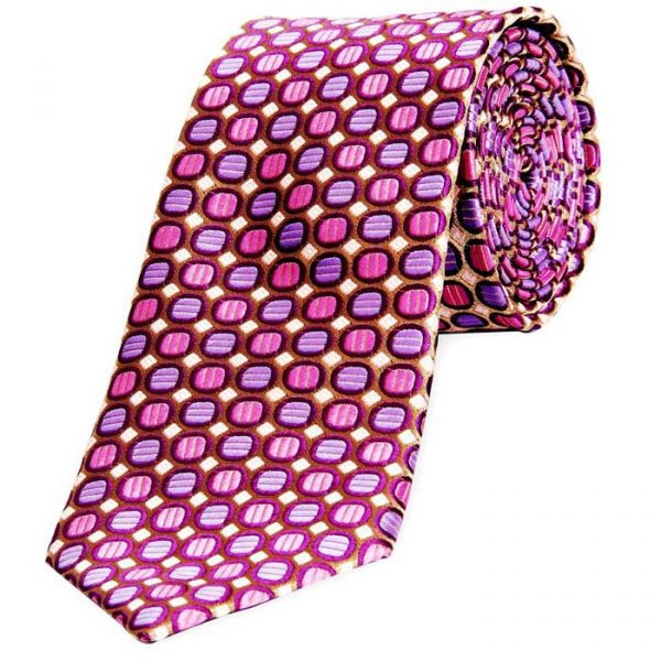 formal tie pink maroon