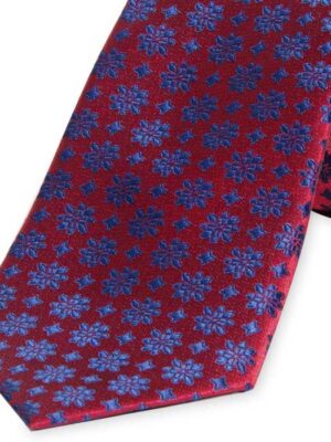 formal tie red blue