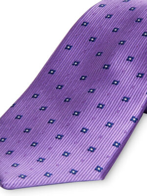 formal tie violet dots