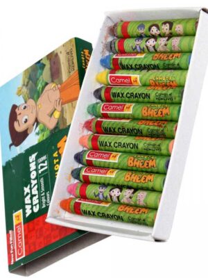 Camlin-Wax Crayons-12 Shades