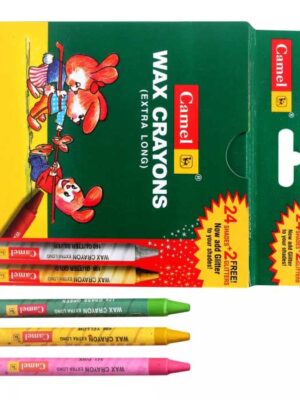 Camlin-Wax Crayons-24 Shades - XL