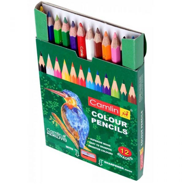 Camlin Colour Pencils 12 Shades