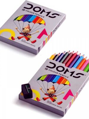 DOMS COLOUR PENCILS - 12 Shades