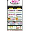 ECO'S KID'S Paper Pencils - 10 Pcs Pack