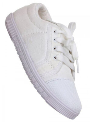 Liberty School Shoes - Canvas - White