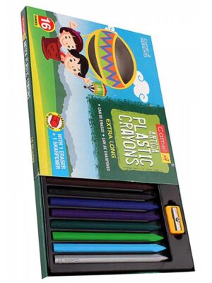 Camlin - Plastic Crayons- 16 Shades