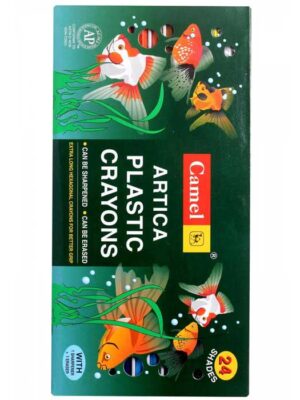 Camlin - Plastic Crayons- 24 Shades