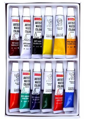 Camlin Water Colours 12 Shades - 5 ml
